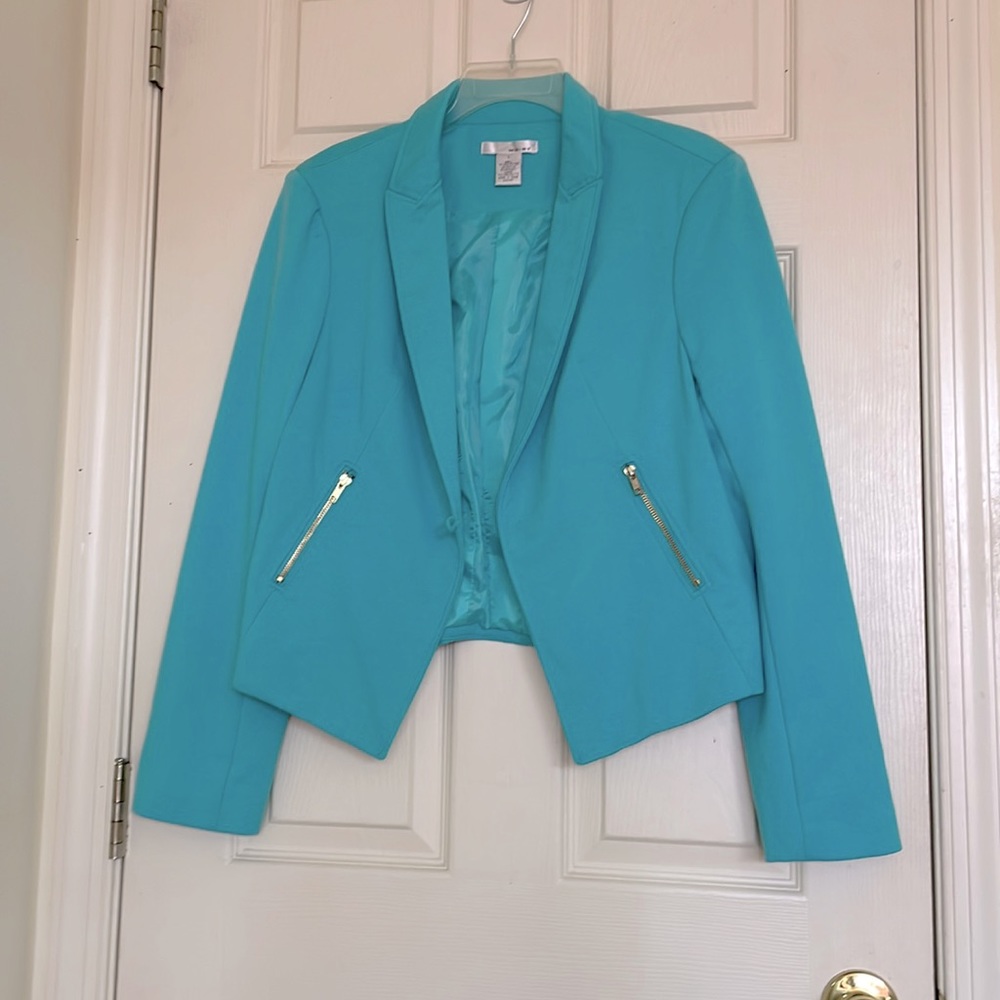 CCO PRICE 🔥🔥 Aqua Blue Blazer Size Large